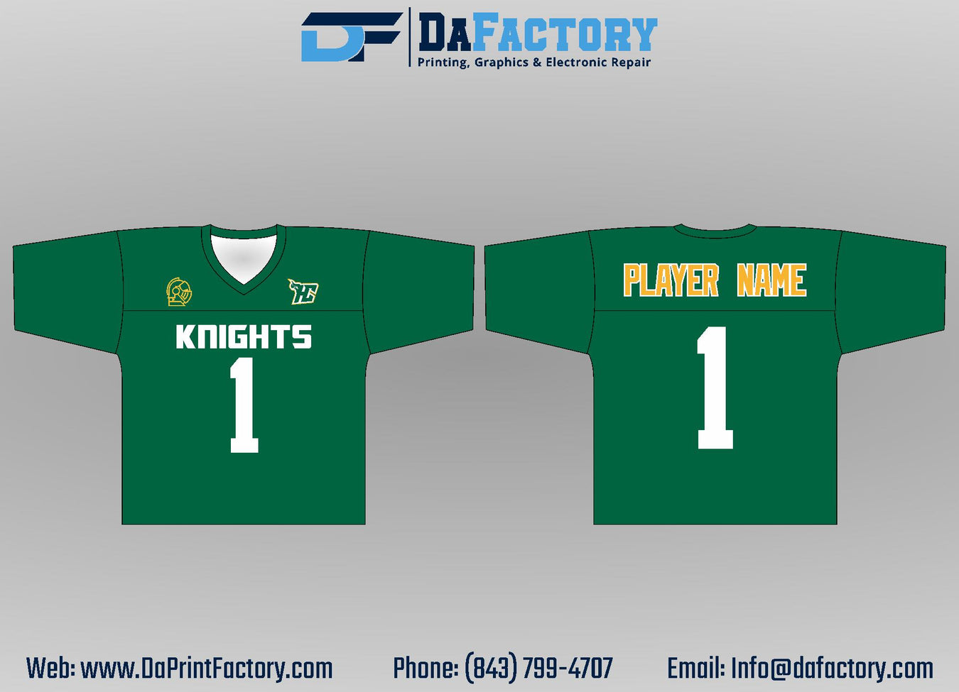 WF Knights Fan Football Jersey