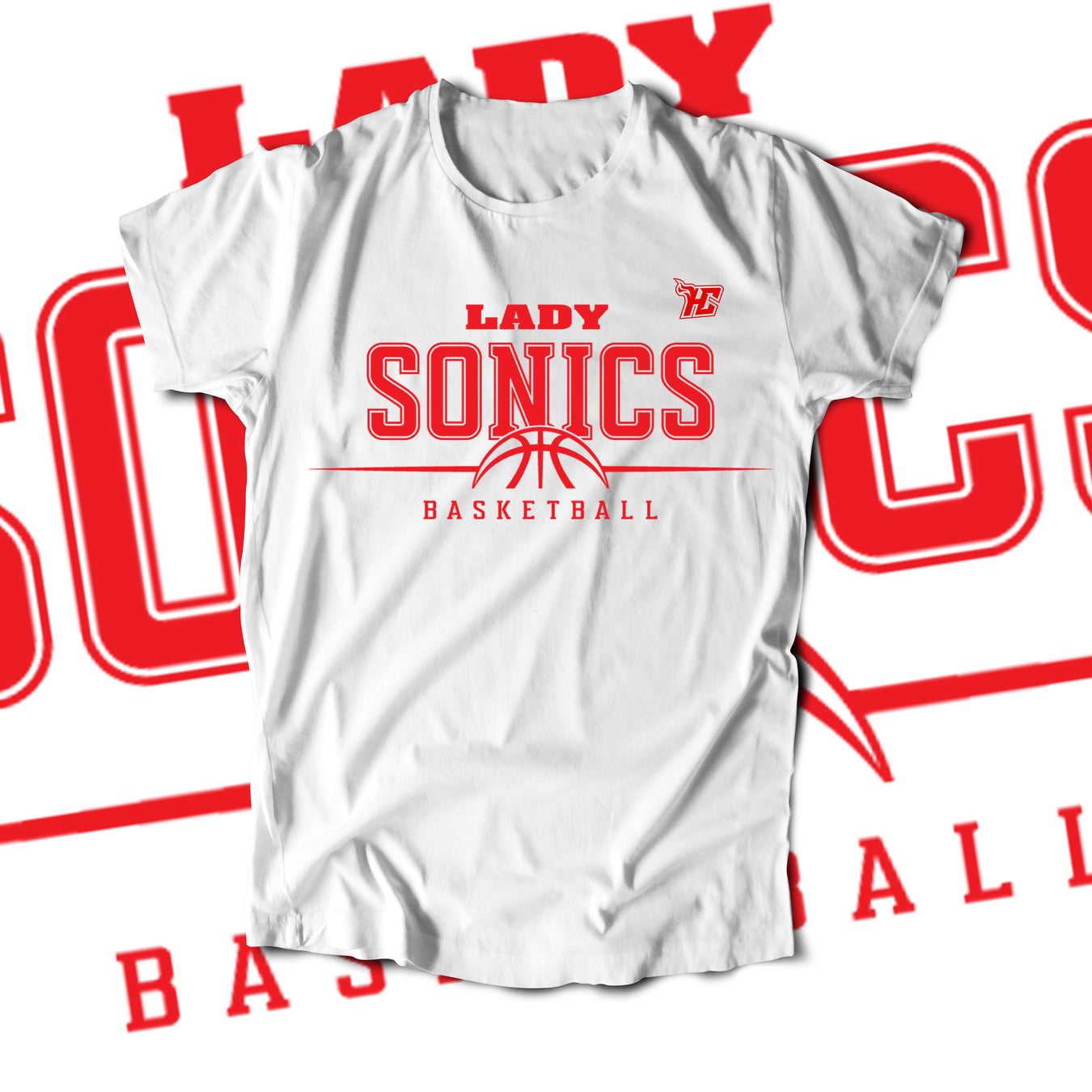 Lady Sonics Half Basketball