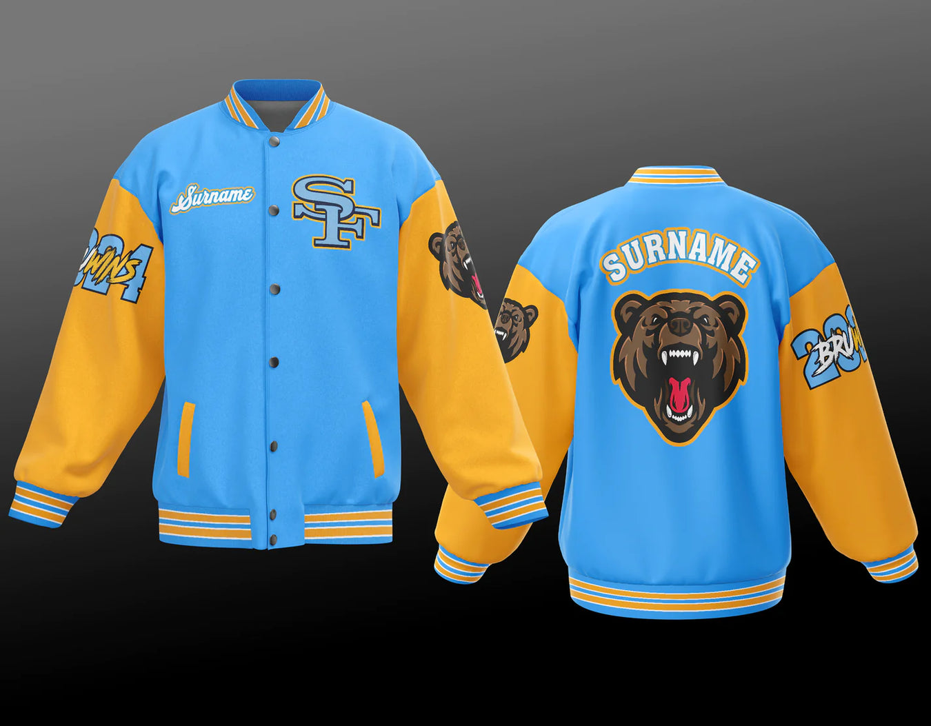 Bruins Letterman Jacket