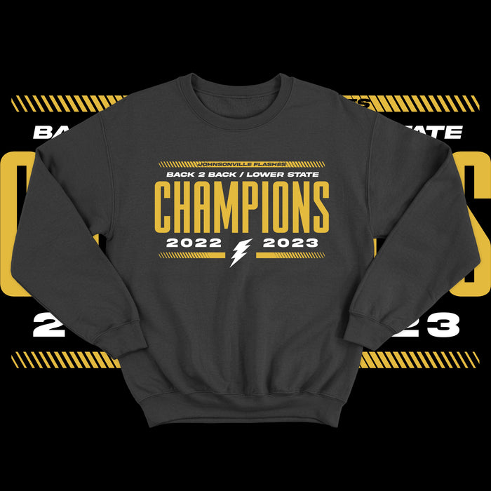 Johnsonville Back 2 Back Lower State Champions (Crewneck Sweatshirt)-DaPrintFactory