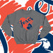 Foxes Scribble Heart (Crewnecks)-DaPrintFactory