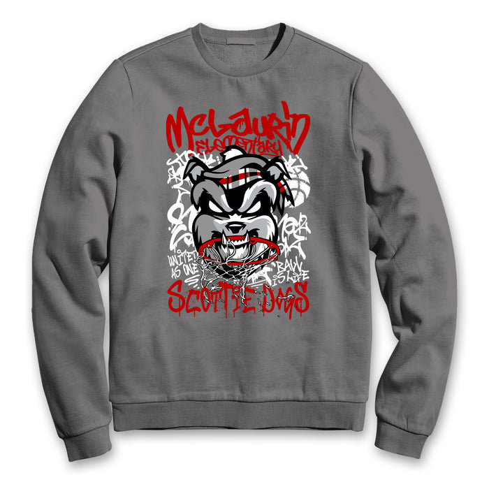 Graffiti Scottie Dog (Crewneck Sweatshirt)