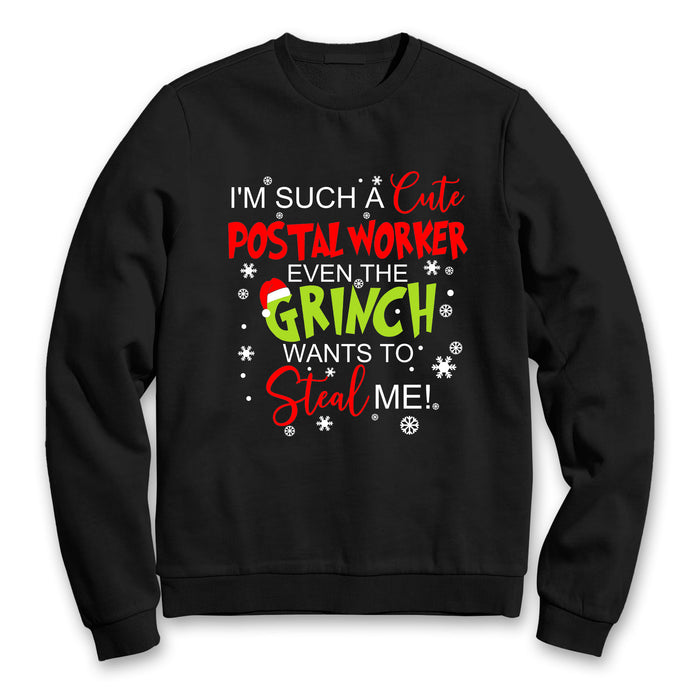 I'm Such A Cute Postal Worker (Crewneck Sweatshirt)-DaPrintFactory