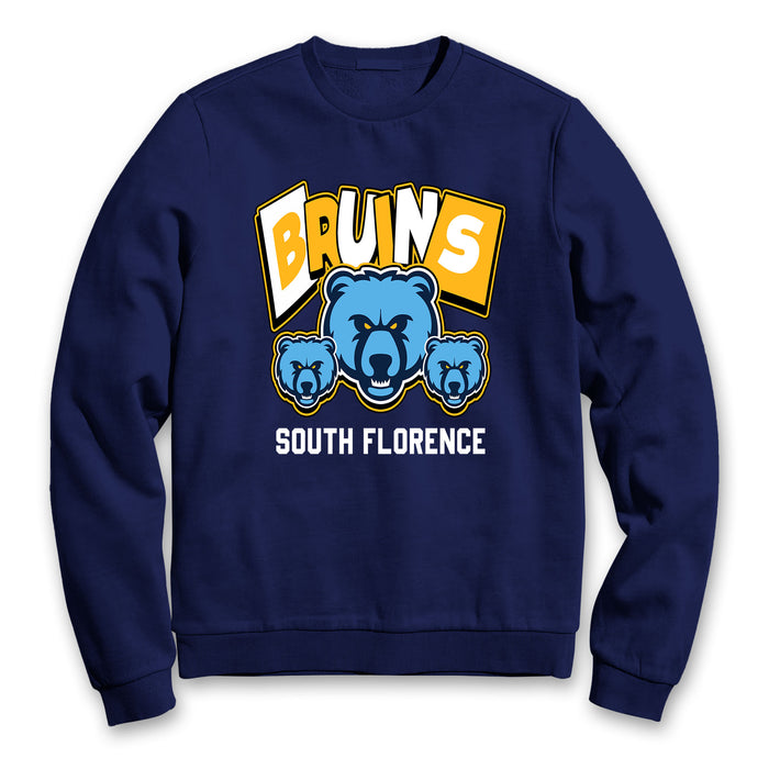 Bruins College Layout (Crewneck Sweatshirt)