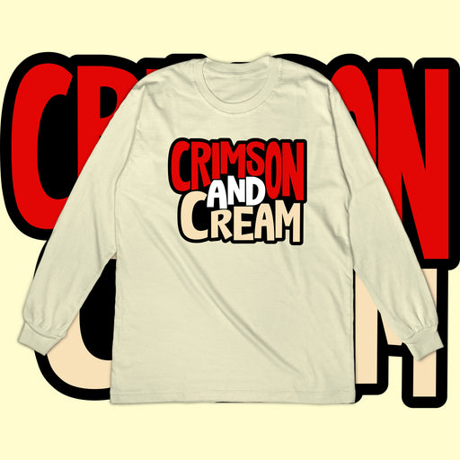 Crimson & Cream (Longsleeve)-DaPrintFactory