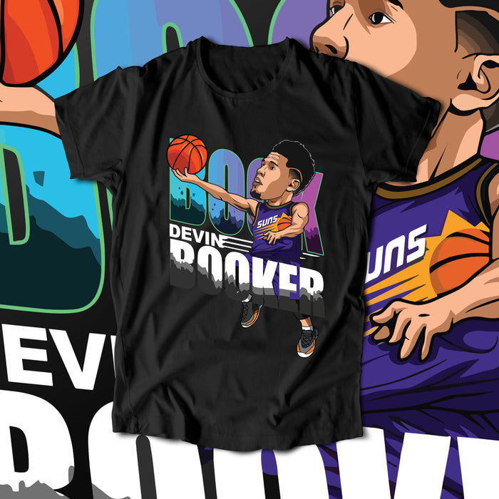 Devin Booker - Layup Package (T-Shirt)-DaPrintFactory