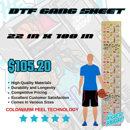 Gang Sheet DTF Transfers (Submit Order With Items Sized Correctly)-DaPrintFactory