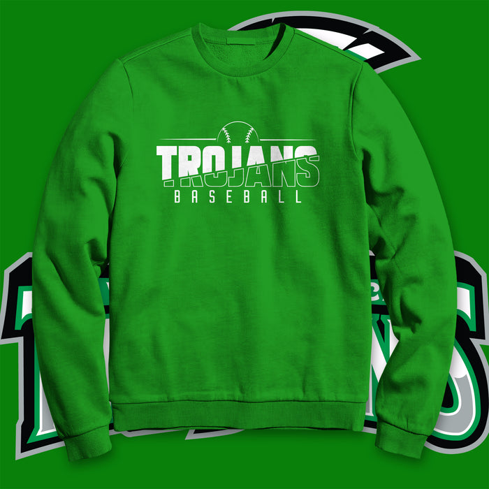 Trojan Baseball (Crewneck Sweatshirt)