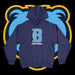 Bruin "B" Football (Hoodie)-DaPrintFactory