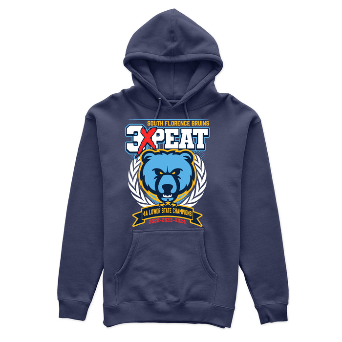 Bruins - 3X Lower State Champs (Hoodie)