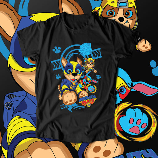 Mighty Pups (T-Shirt)-DaPrintFactory