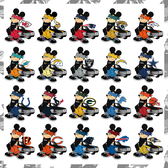 NFL Gangster Mickey Designs-DaPrintFactory