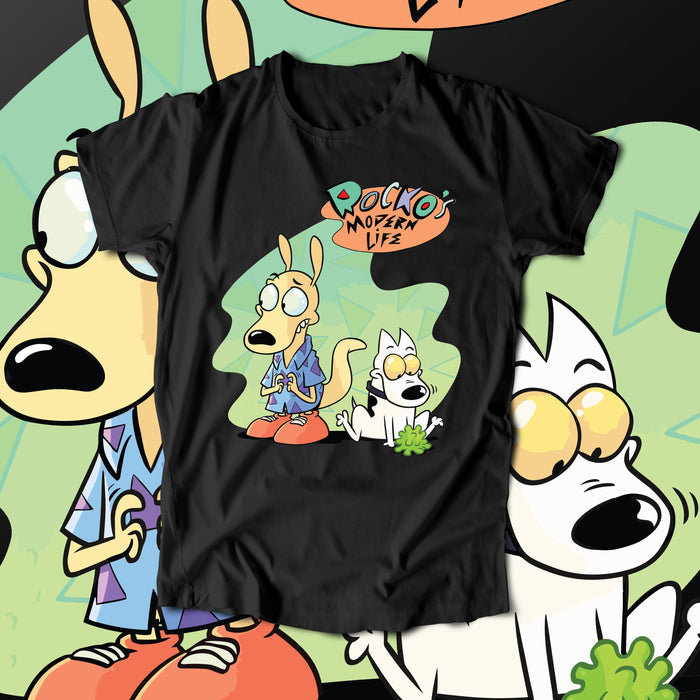 Rockos Modern Life (T-Shirt)-DaPrintFactory