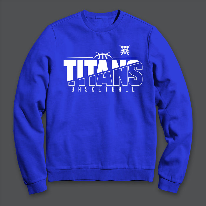 Titans - Half & Half (Crewneck Sweatshirts)