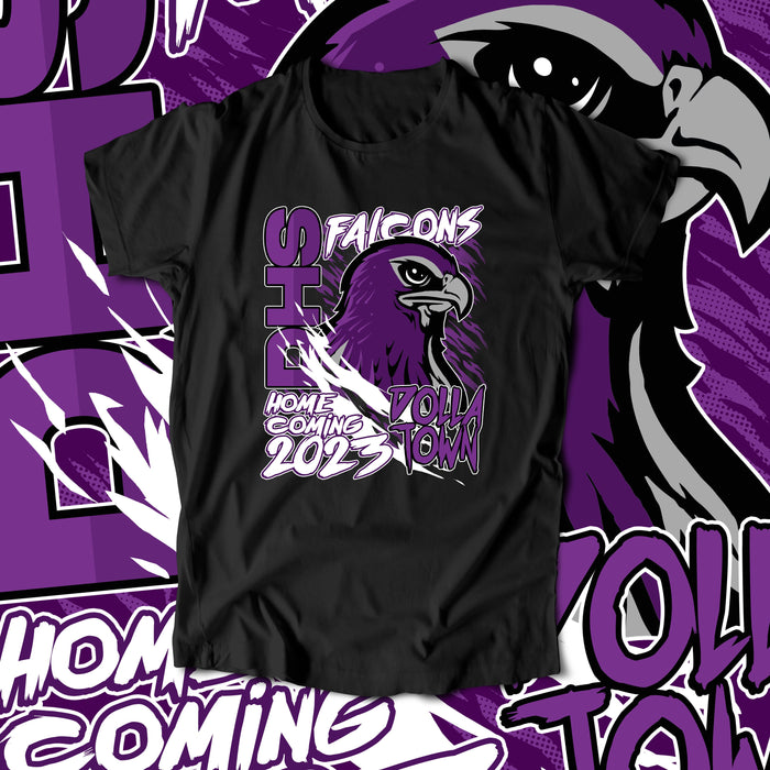 Falcons - Homecoming 2023 (T-Shirt)-DaPrintFactory