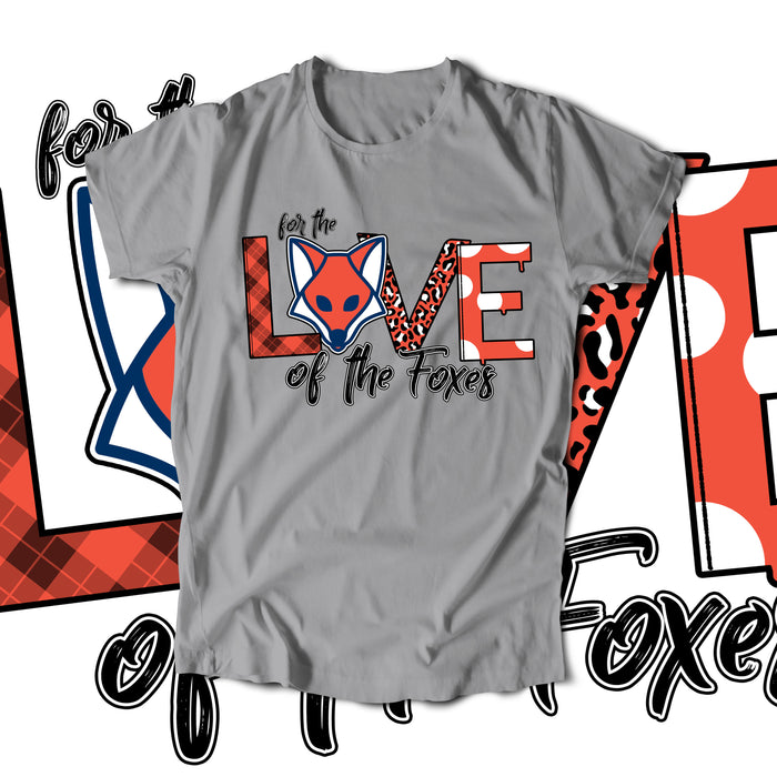 For The Love of The Foxes (T-Shirt)-DaPrintFactory