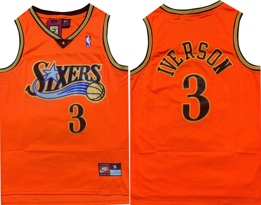 Allen Iverson Sixers Logo Jersey-DaPrintFactory