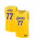 Nike Adult Los Angeles Lakers Luka Doncic #77 Yellow Icon Jersey-DaPrintFactory