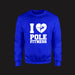 Levels Pole Fitness Stacked (Crewneck)-DaPrintFactory