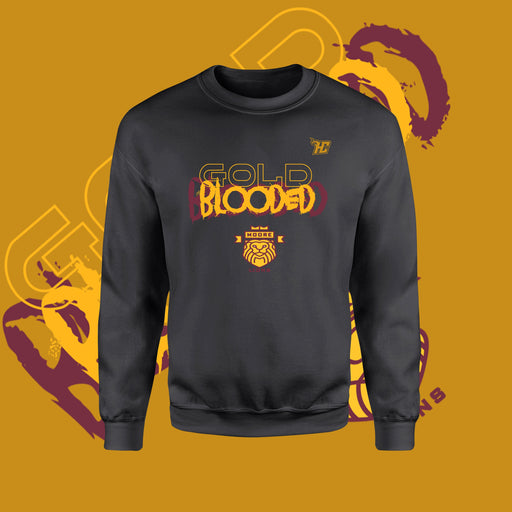 Lions - Gold Bloodd (Crewneck)-DaPrintFactory