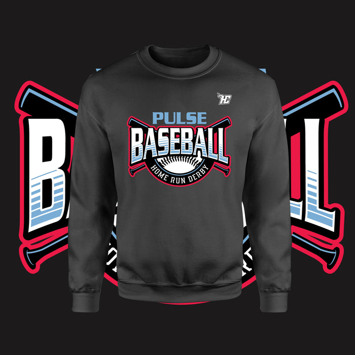 Pulse Baseball Bats (Crewneck)-DaPrintFactory