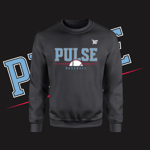 Pulse Half Baseball (Crewneck)-DaPrintFactory