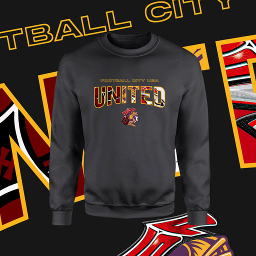 Football City USA United (Crewneck Sweatshirt)-DaPrintFactory