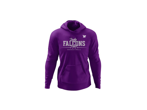 Lady Falcons Half Basketball (Hoodies)-DaPrintFactory