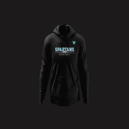 Spartans Half Basketball (Hoodie)-DaPrintFactory