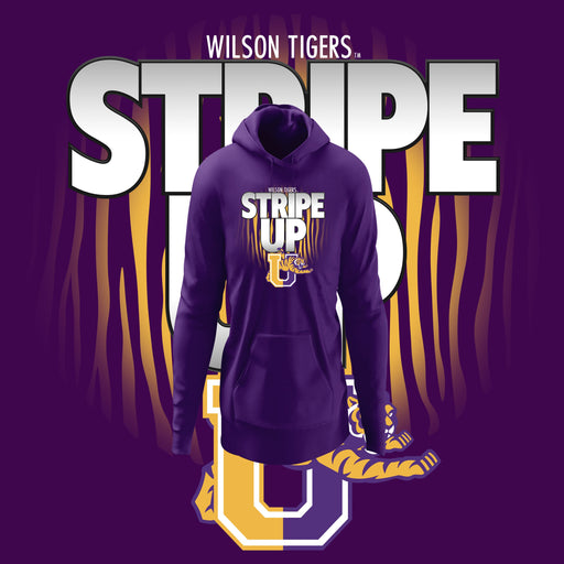 Wilson High - Stripe Up (Hoodie)-DaPrintFactory