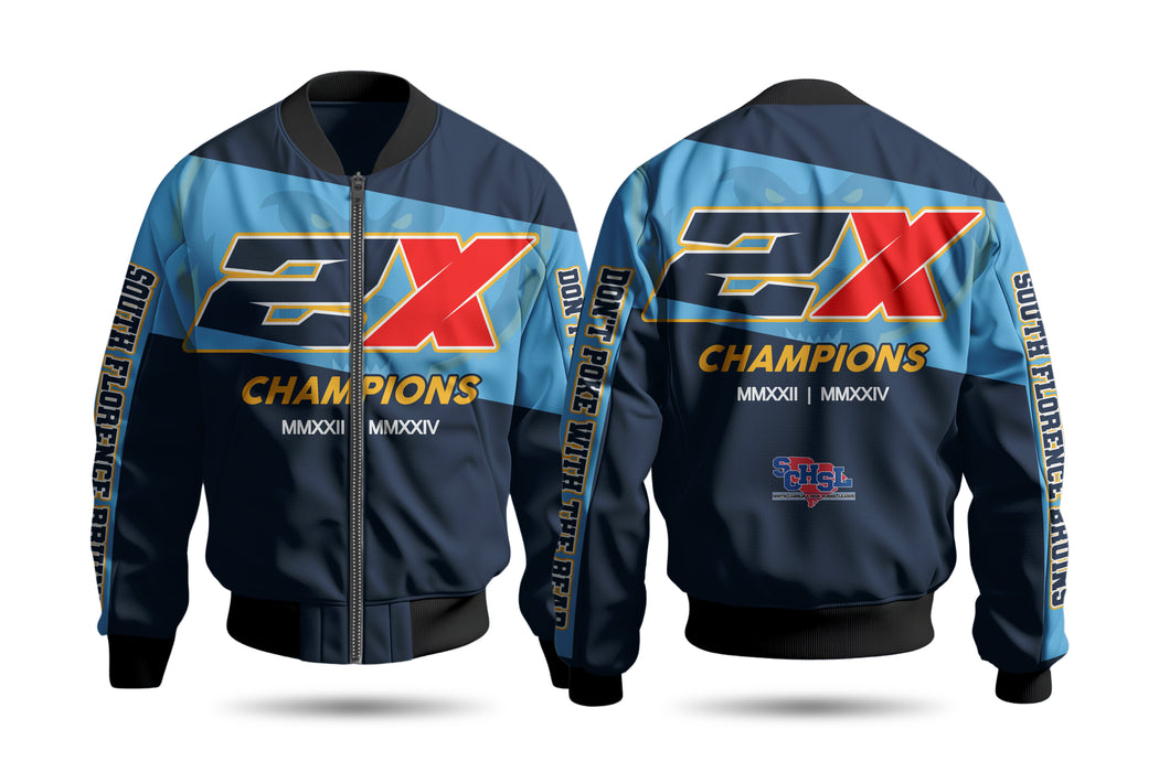 2024 State Champions 2X - Bomber Jacket-DaPrintFactory