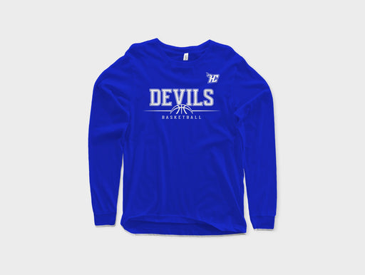 Devils Half Basketball (Long sleeves)-DaPrintFactory