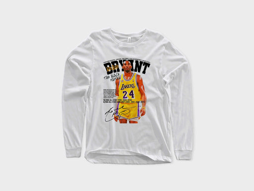 Kobe Bryant Old School (Long Sleeves)-DaPrintFactory