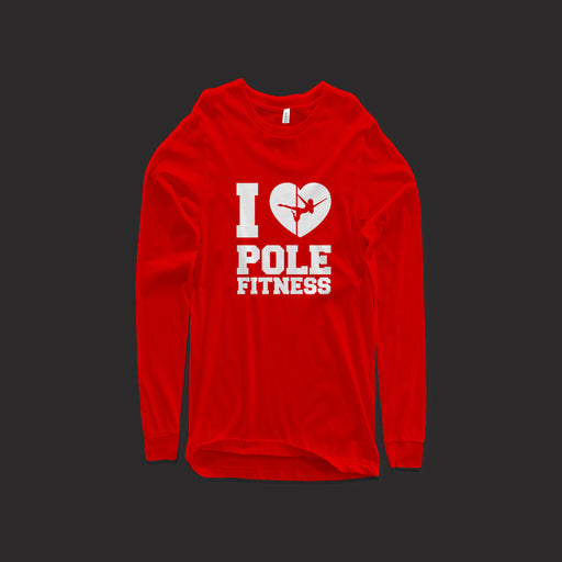 Levels Pole Fitness Stacked (Long Sleeve)-DaPrintFactory