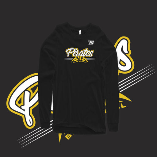 Pirates Basketball Arch (Long Sleeve)-DaPrintFactory