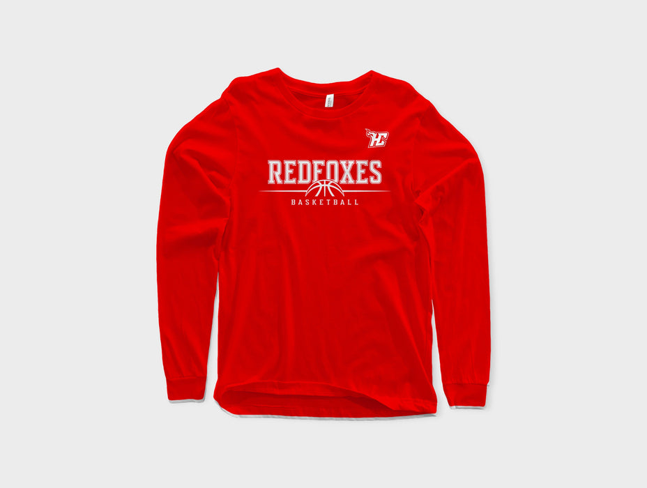 Redfoxes Half Basketball (Long sleeves)-DaPrintFactory