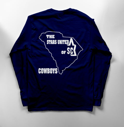 Stars United - Cowboys Diva x Club Logo (Long sleeves)-DaPrintFactory