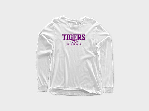 Tigers Half Basketball (Long sleeves)-DaPrintFactory