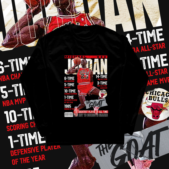 Slam "LIKE" - Michael Jordan (Longsleeve)-DaPrintFactory