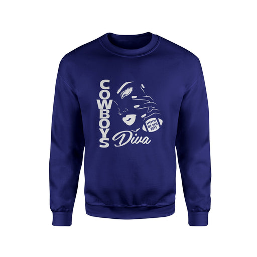 Stars United - Cowboys Diva x Club Logo (Crewnecks)-DaPrintFactory