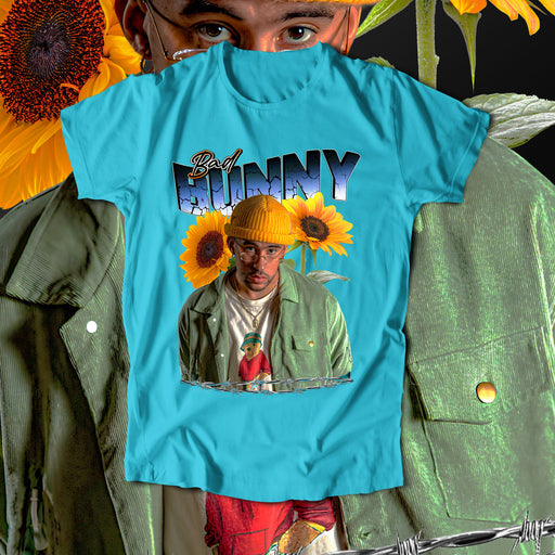 Bad Bunny - Sunflower (T-Shirt)-DaPrintFactory