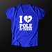 Levels Pole Fitness Stacked (T-Shirt)-DaPrintFactory