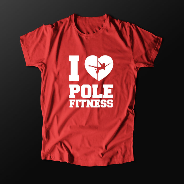 Levels Pole Fitness Stacked (T-Shirt)-DaPrintFactory