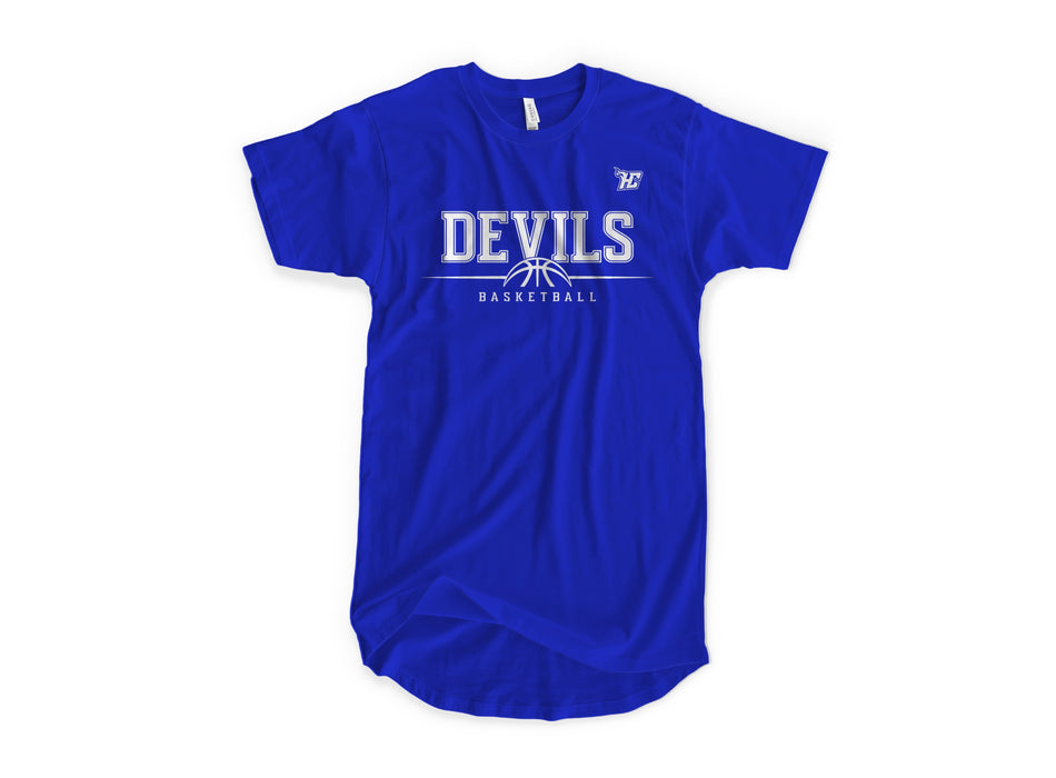 Devils Half Basketball (T-Shirts)-DaPrintFactory