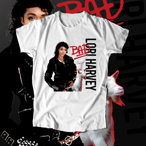 Lori Harvey "Bad" (T-shirts)-DaPrintFactory