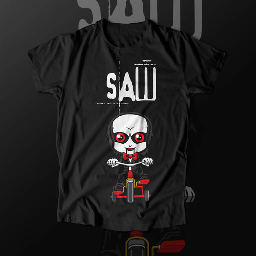 Saw - Scary Bike (T-Shirts)-DaPrintFactory